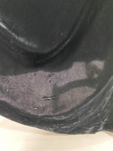 Load image into Gallery viewer, 1930's Bias cut black SILK VELVET & metal Lamé gown with bishop sleeves