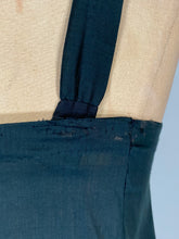 Load image into Gallery viewer, 1920's Black silk drop waist flapper dress w/ribbon-work size XS