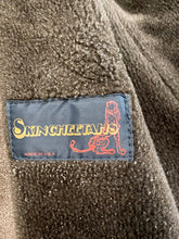 Load image into Gallery viewer, 1970's brown BRUSHED LEATHER & soft fur-lined jacket by SkinCheetah size small