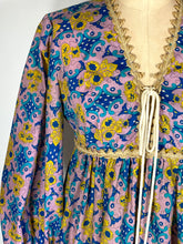 Load image into Gallery viewer, 1969-1970's RARE Bohemian Black label Gunne Sax 'Horseman' dress sz. S/M