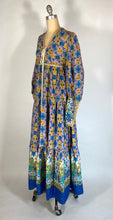 Load image into Gallery viewer, 1969-1970's RARE Bohemian Black label Gunne Sax 'Horseman' dress sz. S/M