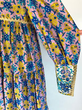 Load image into Gallery viewer, 1969-1970's RARE Bohemian Black label Gunne Sax 'Horseman' dress sz. S/M