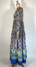 Load image into Gallery viewer, 1969-1970's RARE Bohemian Black label Gunne Sax 'Horseman' dress sz. S/M