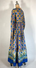 Load image into Gallery viewer, 1969-1970's RARE Bohemian Black label Gunne Sax 'Horseman' dress sz. S/M