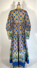 Load image into Gallery viewer, 1969-1970's RARE Bohemian Black label Gunne Sax 'Horseman' dress sz. S/M