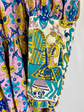 Load image into Gallery viewer, 1969-1970's RARE Bohemian Black label Gunne Sax 'Horseman' dress sz. S/M