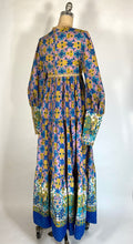 Load image into Gallery viewer, 1969-1970's RARE Bohemian Black label Gunne Sax 'Horseman' dress sz. S/M
