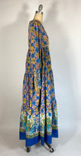 Load image into Gallery viewer, 1969-1970's RARE Bohemian Black label Gunne Sax 'Horseman' dress sz. S/M