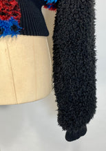 Load image into Gallery viewer, Modern KENZO x H&M faux shearling fur colorful bomber jacket w/TIGER embroidery