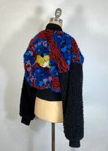 Load image into Gallery viewer, Modern KENZO x H&M faux shearling fur colorful bomber jacket w/TIGER embroidery