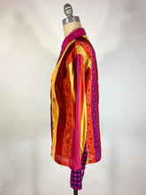 Load image into Gallery viewer, 2000's Y2K Colorful cotton ALPANA BAWA shirt with OOAK hand-drawings size Medium