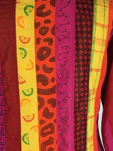 Load image into Gallery viewer, 2000's Y2K Colorful cotton ALPANA BAWA shirt with OOAK hand-drawings size Medium