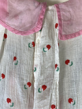 Load image into Gallery viewer, 1910's-20's handmade cotton crepe Children's shift by BLOOMINGDALE BROTHERS