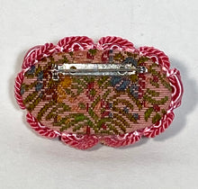 Load image into Gallery viewer, 1980’s handmade Victorian revival dried flowers jewelry set earrings & brooch