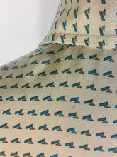Load image into Gallery viewer, 1970’s silk blouse with Egyptian or Byzantine theme print by Oleg Cassini
