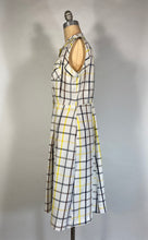 Load image into Gallery viewer, 1940’s-50’s plaid check summery cotton sport dress by Activi-Tee