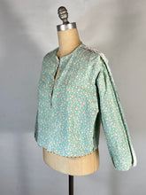 Load image into Gallery viewer, 1930’s lightweight cotton quilt-turned-reversible upcycled jacket with sashiko stitching