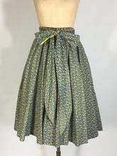 Load image into Gallery viewer, 1950’s one of a kind homemade cotton ditsy print 2-pc halter top and circle skirt set