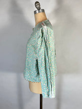 Load image into Gallery viewer, 1930’s lightweight cotton quilt-turned-reversible upcycled jacket with sashiko stitching
