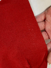 Load image into Gallery viewer, 1950’s deadstock/never worn red knit cotton socks XS