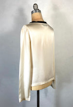 Load image into Gallery viewer, 2000’s Y2K Yves Saint Laurent YSL silk blouse top with hand drawn “fairy lights” pattern
