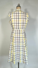 Load image into Gallery viewer, 1940’s-50’s plaid check summery cotton sport dress by Activi-Tee