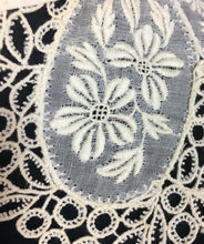 Load image into Gallery viewer, 1900's-1910 Edwardian handmade Ivory lace Peter Pan or Bertha style collar & cuffs