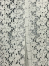 Load image into Gallery viewer, 1950’s black cotton eyelet lace sheath dress with matching belt