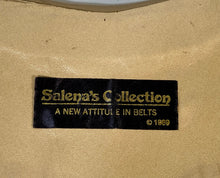 Load image into Gallery viewer, 1980’s-90’s colorful pieces leather low hip belt by Salena’s Collection