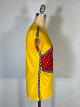 Load image into Gallery viewer, 1980’s primary color patchwork colorblock tee t-shirt by Koos Van Den Akker