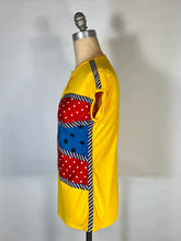 Load image into Gallery viewer, 1980’s primary color patchwork colorblock tee t-shirt by Koos Van Den Akker
