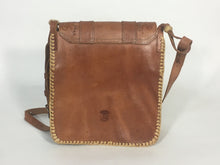 Load image into Gallery viewer, 1970’s hand-tooled natural leather long strap unisex bag by Chui
