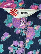 Load image into Gallery viewer, 1980’s-does-Victorian floral rose print rayon blouse with mutton sleeves by Phool