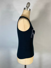 Load image into Gallery viewer, 2000’s Y2K black Pabst Blue Ribbon P.B.R. Tank top official merchandise