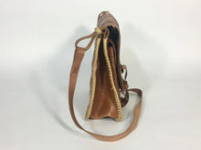 Load image into Gallery viewer, 1970’s hand-tooled natural leather long strap unisex bag by Chui