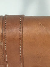 Load image into Gallery viewer, 1970’s hand-tooled natural leather long strap unisex bag by Chui