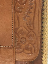 Load image into Gallery viewer, 1970’s hand-tooled natural leather long strap unisex bag by Chui