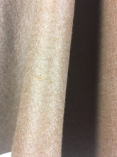 Load image into Gallery viewer, 1950’s homemade brown wool felt circle “poodle” skirt with leopard cat