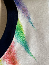 Load image into Gallery viewer, 2000’s Y2K Yves Saint Laurent YSL silk blouse top with hand drawn “fairy lights” pattern