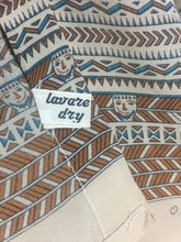 Load image into Gallery viewer, 1970’s silk blouse with Egyptian or Byzantine theme print by Oleg Cassini