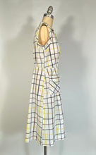 Load image into Gallery viewer, 1940’s-50’s plaid check summery cotton sport dress by Activi-Tee