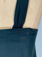 Load image into Gallery viewer, 1920&#39;s Black silk drop waist flapper dress w/ribbon-work size XS
