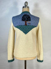 Load image into Gallery viewer, 1990&#39;s detailed knit wool cardigan sweater by CONCEPTS Susan Bristol size Small
