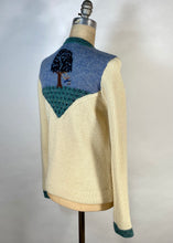 Load image into Gallery viewer, 1990&#39;s detailed knit wool cardigan sweater by CONCEPTS Susan Bristol size Small
