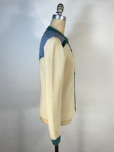 Load image into Gallery viewer, 1990&#39;s detailed knit wool cardigan sweater by CONCEPTS Susan Bristol size Small
