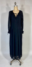 Load image into Gallery viewer, 1990&#39;s sheer black GOTHIC 2-dress ensemble à la THE CRAFT, STEVIE NICKS
