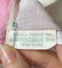 Load image into Gallery viewer, 1910&#39;s-20&#39;s handmade cotton crepe Children&#39;s shift by BLOOMINGDALE BROTHERS
