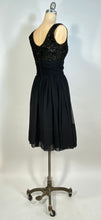 Load image into Gallery viewer, 1950&#39;s - 60&#39;s Little black dress w/soutache &amp; sequins by JOAN BARRIE 13
