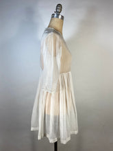 Load image into Gallery viewer, 1900&#39;s-1910&#39;s Edwardian ANGELIC sheer cotton batiste dress size XXS-XS

