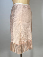 Load image into Gallery viewer, Modern 2010&#39;s ingerie-inspired shell pink silk skirt by DVF Diane Von Furstenberg size Small
